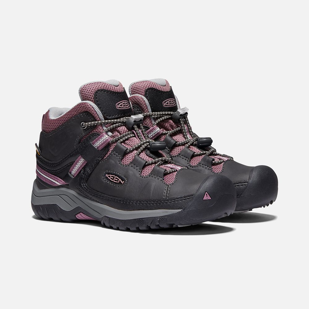 Bottes de Randonnée Keen Enfant Noir | Targhee Waterproof | VDKCB-7501